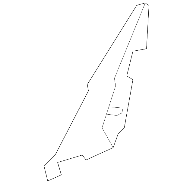23164149 Деталь WINDSHIELD FRAME LOWER BRACKET, RIGHT