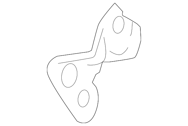53482-53010 Деталь LOWER BRACKET, LEFT