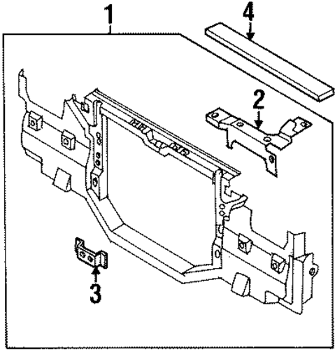 VehiCROSS RADIATOR SUPPORT