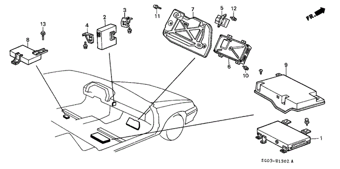 LEGEND COUPE CONTROL UNIT (PGM-FI)