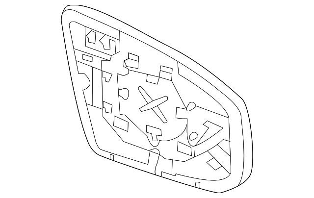 96365-1AA0B Деталь MIRROR GLASS, RIGHT