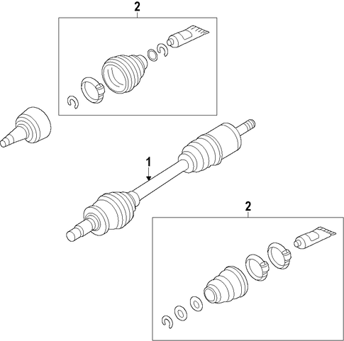 Cooper Countryman AXLE SHAFTS & JOINTS