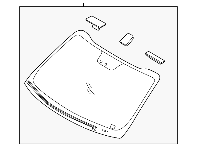 86110-3W650 Деталь WINDSHIELD