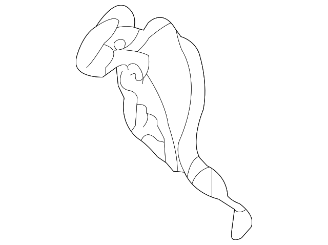 MR535495 Деталь TAIL LAMP POCKET, LEFT
