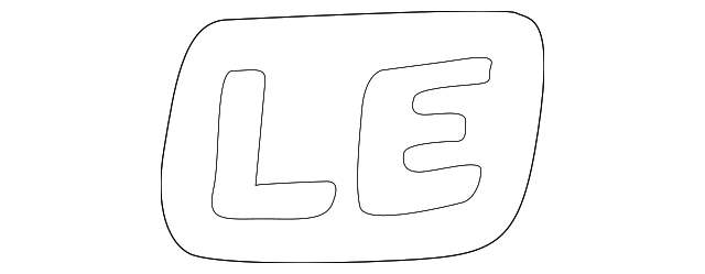 75443-33900 NAMEPLATE