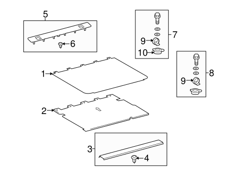 4Runner INTERIOR TRIM - REAR BODY 3