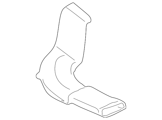 25735558 Деталь REAR DUCT, LEFT