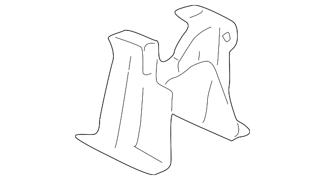 25661729 Деталь AUX FAN BRACKET