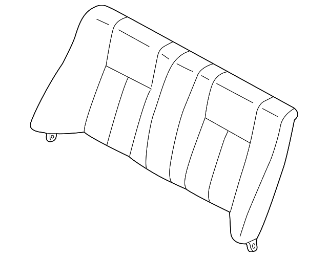 B25D57350A43 Деталь SEAT BACK ASSY