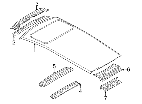 A4 Quattro ROOF & COMPONENTS