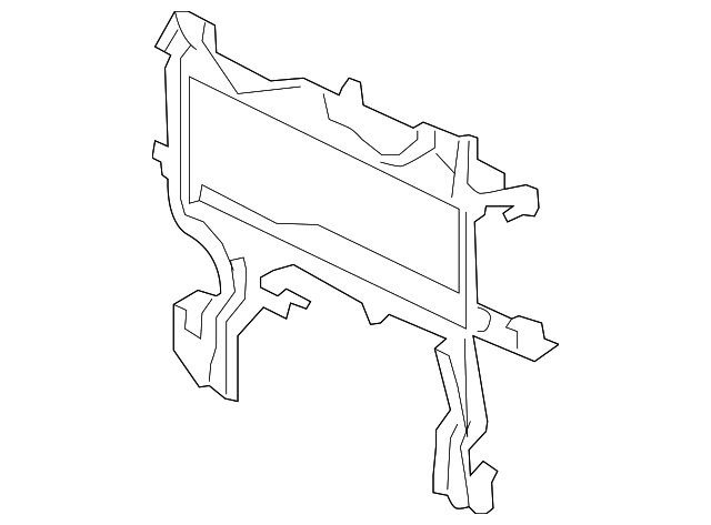 1J420-RMX-030 Деталь FRAME, HEAT SINK