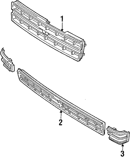 Tercel GRILLE & COMPONENTS