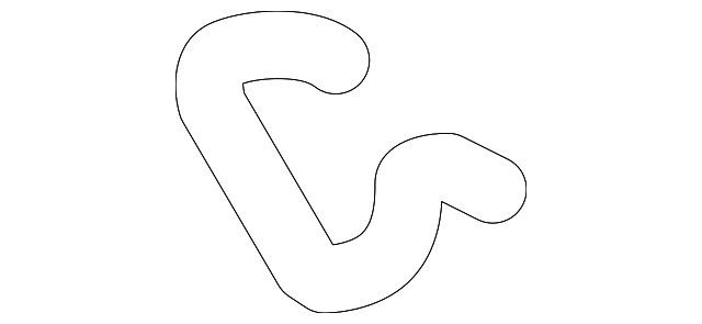 55737-52050 SEAL TO COWL END PIECE, RIGHT