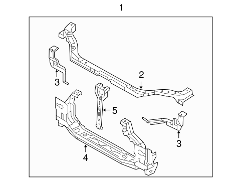 Verona RADIATOR SUPPORT