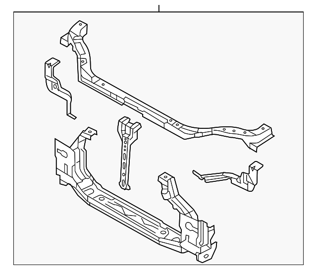 5810086Z00 Деталь RADIATOR SUPPORT
