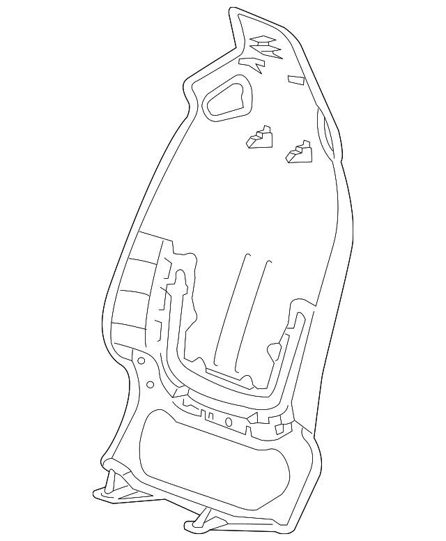 23315622 Деталь SEAT BACK PANEL