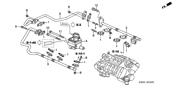 NSX SECOND AIR VALVE