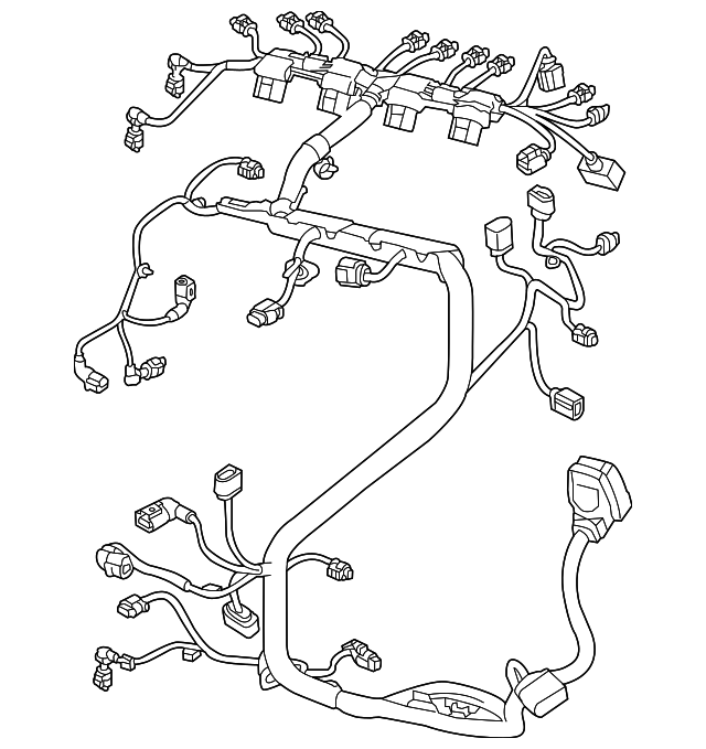 06K-972-627-BR Деталь ENGINE HARNESS