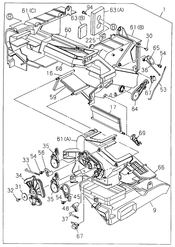 ELECTRICAL / EXHAUST / HEATER / FUEL/HEATER UNIT (FR:9909) for 1998 Honda PASSPORT #1