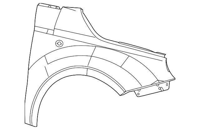 68070509AC Деталь FENDER, LEFT