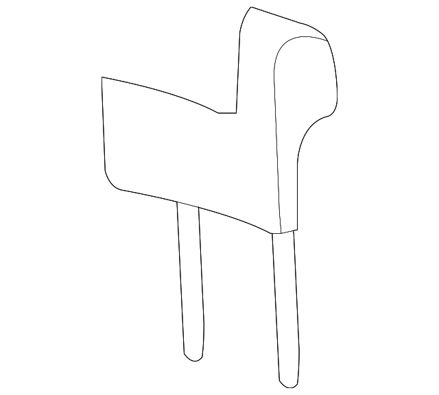 12459620 HEADREST PAD, LEFT