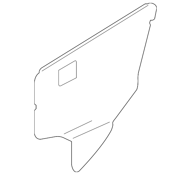 82861-3NF0A WATER DEFLECTOR, LEFT