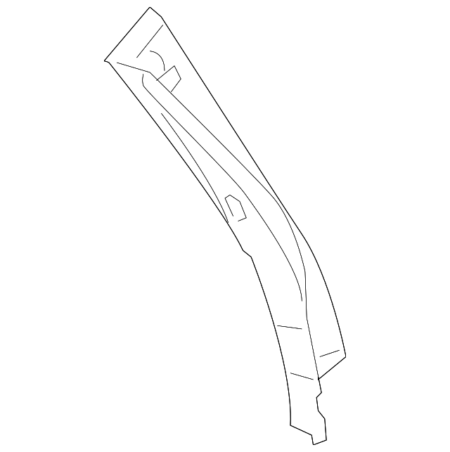 6371778J00 Деталь LOWER PILLAR, LEFT