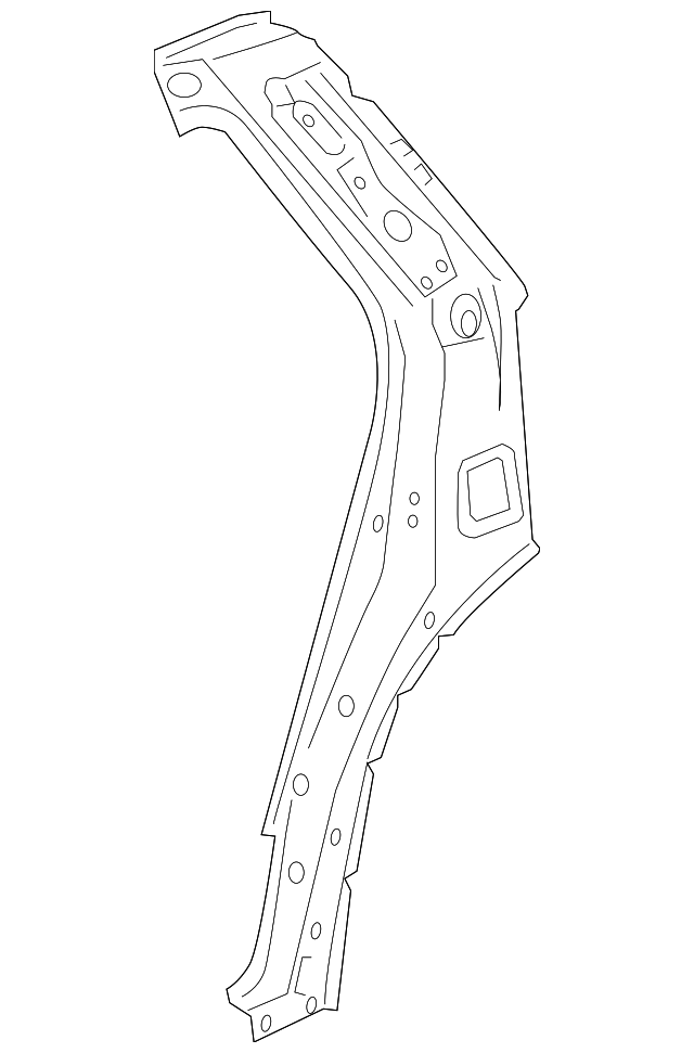 6332078J00 Деталь INNER PILLAR, RIGHT
