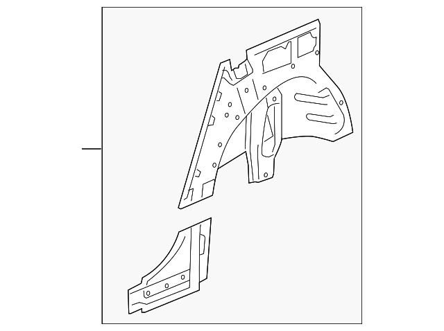 6335078J00 Деталь INNER WHEELHOUSE, RIGHT