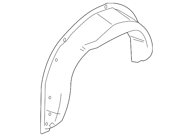 6376178J00 Деталь OUTER WHEELHOUSE, LEFT