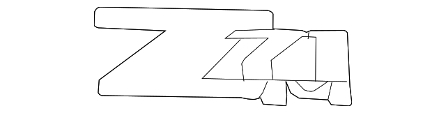 25798300 Деталь DECAL, RIGHT