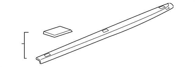 25808209 Деталь UPPER MOLDING, LEFT