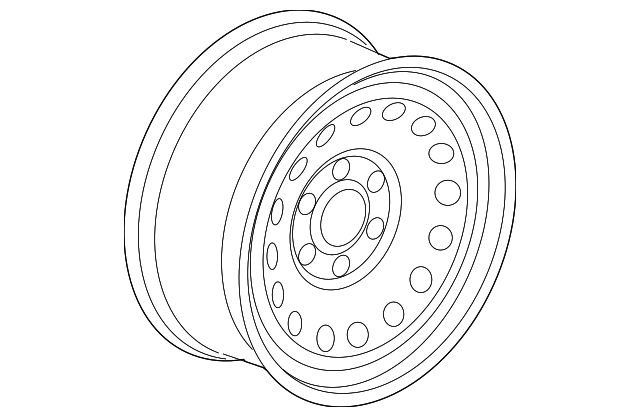 9595221 Деталь SPARE WHEEL