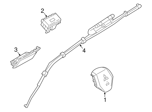 Outlander AIR BAG COMPONENTS