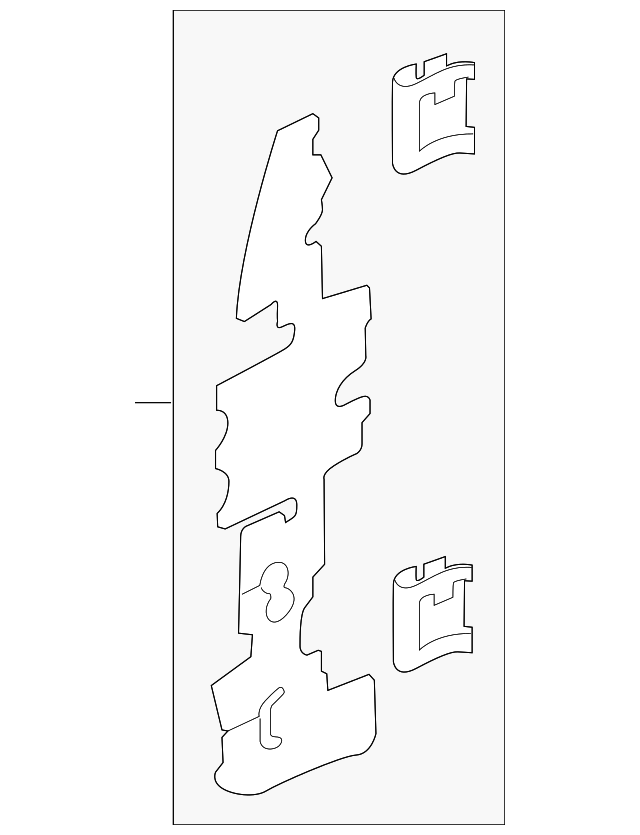 BT4Z-8348-A Деталь AIR DEFLECTOR, RIGHT