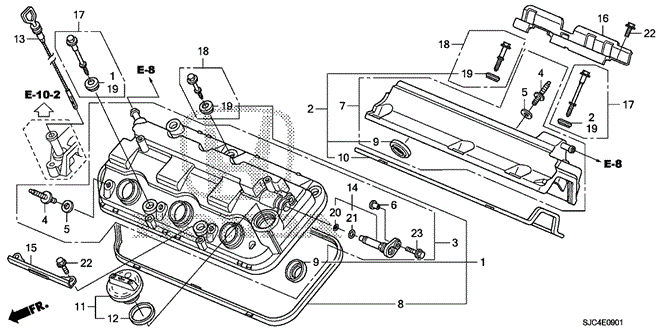 INSULATOR, FR. COIL HEAT - 2009 Honda RIDGELINE (30511R70A00) INSULATOR, FR. COIL HEAT - 2009 Honda RIDGELINE (30511R70A00)