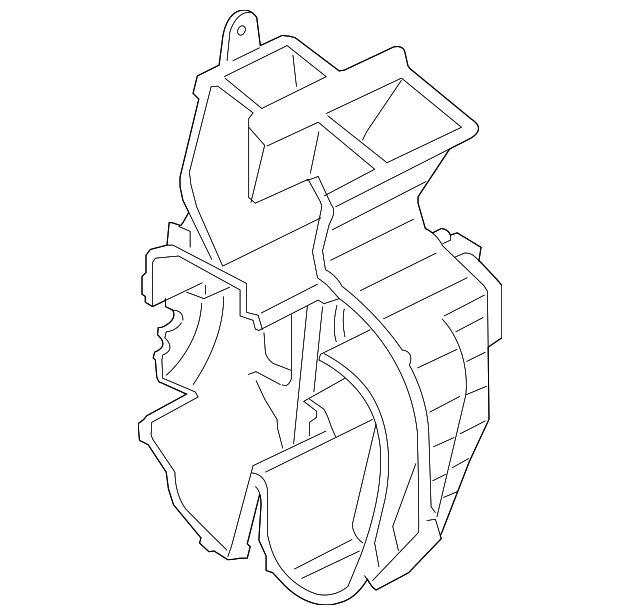 97135-2F000 Деталь AC & HEATER CASE, RIGHT