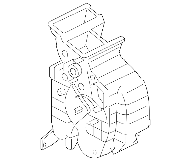 97134-2F000 Деталь AC & HEATER CASE, LEFT
