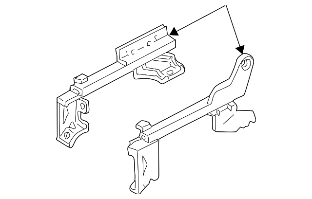 YL8Z7861704BA Деталь TRACK ASSY, RIGHT