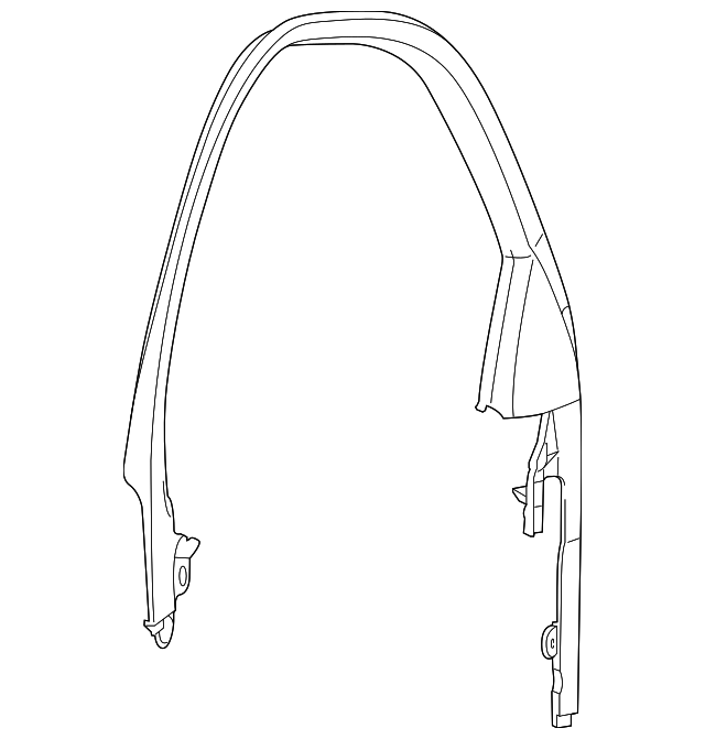 1UJ43DX9AB Деталь UPPER COVER, LEFT