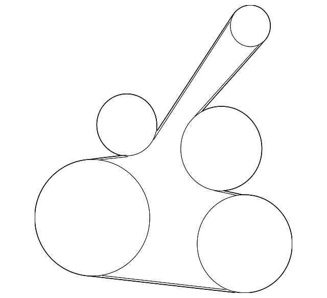 19316080 Деталь SERPENTINE BELT