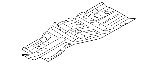 G43201MAMA Деталь FRONT FLOOR PAN, RIGHT