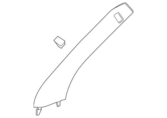 25931269 WINDSHIELD PILLAR TRIM, RIGHT