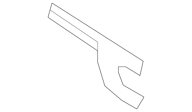 625E2-JF00A Деталь RADIATOR SUPPORT BRACKET, RIGHT