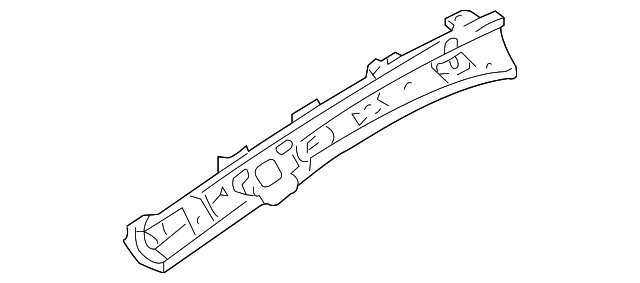 MN186660 Деталь INNER RAIL, RIGHT