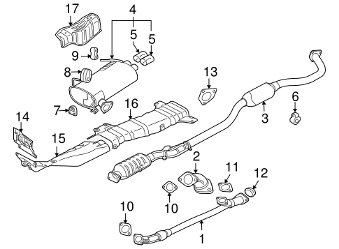Outlander EXHAUST COMPONENTS