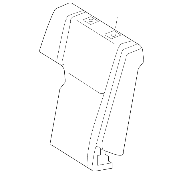 71651-0C100 Деталь SEAT BACK PAD, RIGHT
