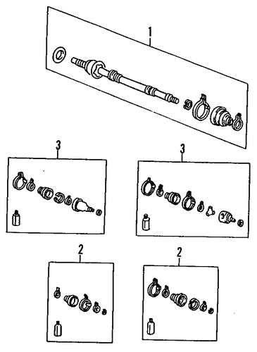 Elantra AXLE SHAFTS & JOINTS