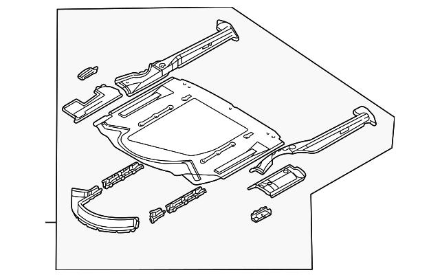 41-12-2-498-335 Деталь FLOOR PAN ASSY