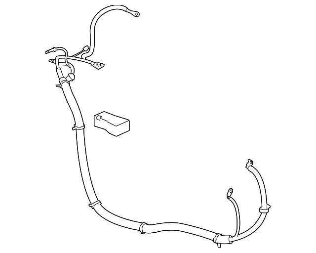 19116217 Деталь POSITIVE CABLE